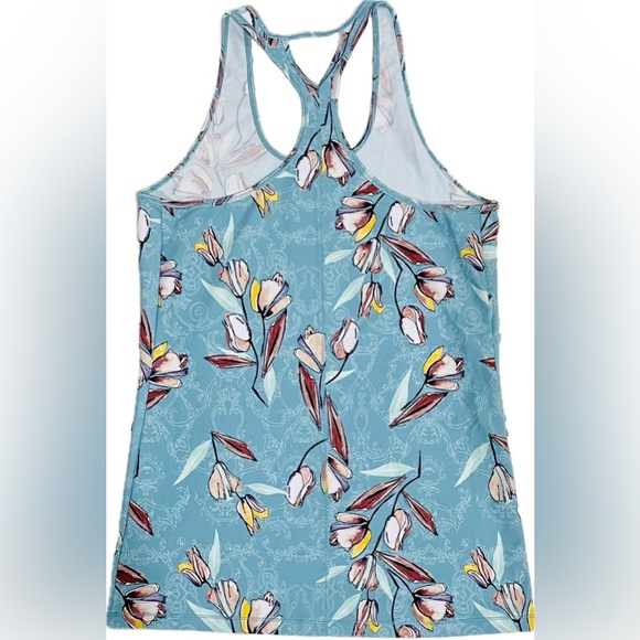 Calia by Carrie Underwood Blue Floral Workout Tank Top - Picture 2 of 6